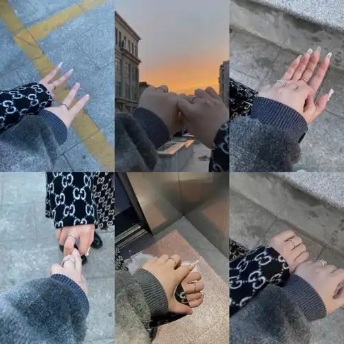 不管在哪走路都要牢牢牵住她的手91#牵手  #牵手照  #情侣  #情侣