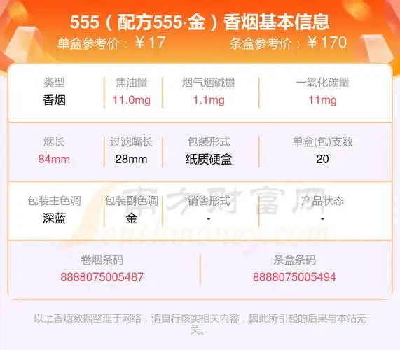 您现在的位置:>南方财富网>专题>香烟>正文6,555(国际)7,555(金锐中免