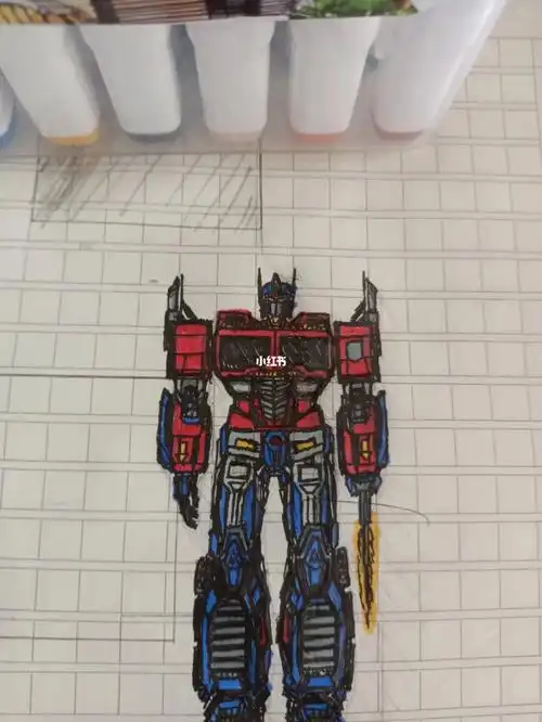 上周画的画,今天上个色,画的不太好,不喜勿喷#擎天柱  #别限流[爱心r]