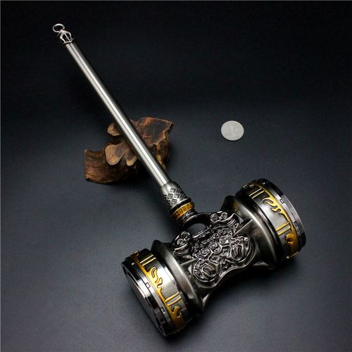 正品斗罗大陆唐三昊天锤合金特大号超大号武魂一比一金属武器模型