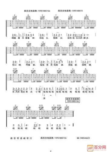 熊出没吉他谱简单版