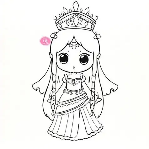 简笔画叶罗丽公主简笔画儿童叶罗丽简笔画_叶罗丽_简笔画_文化_绘画