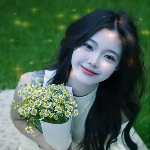 唯美星光女生头像图片