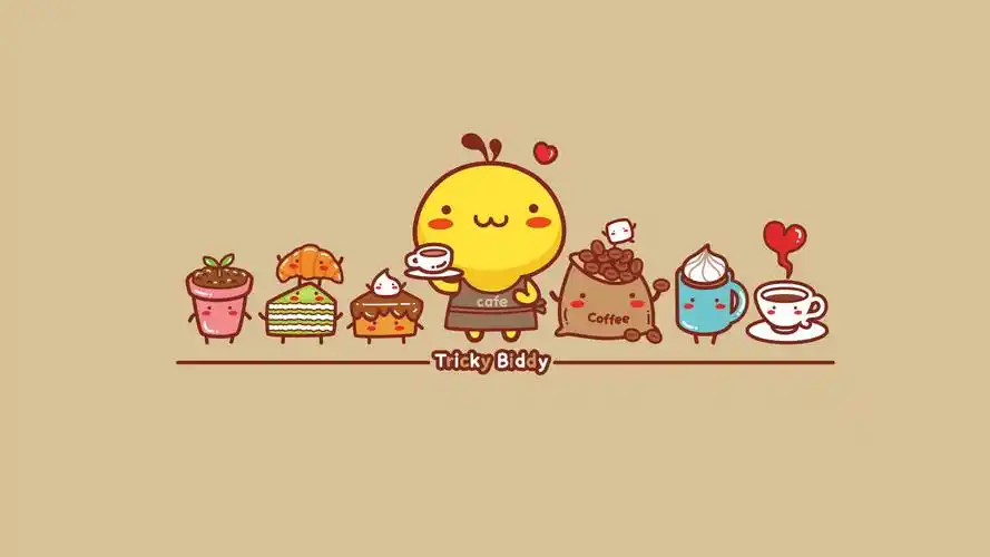 油爆叽丁可爱卡通高清图片桌面壁纸高清大图预览1920x1080_卡通动漫下