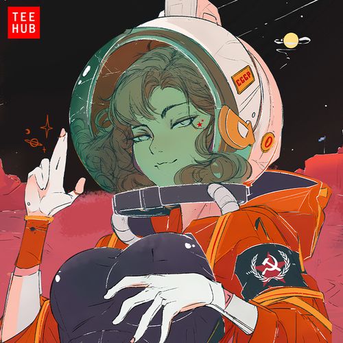 苏联cccp苏维埃航空航天猫猫短袖t恤宇航员连帽潮牌卫衣男女外套