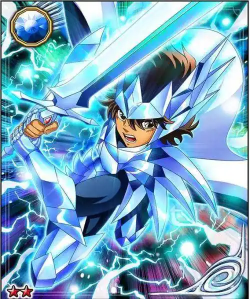 不过嘛,我个人认为星矢用永恒之枪gungnir更好,因为既然圣斗士是神话