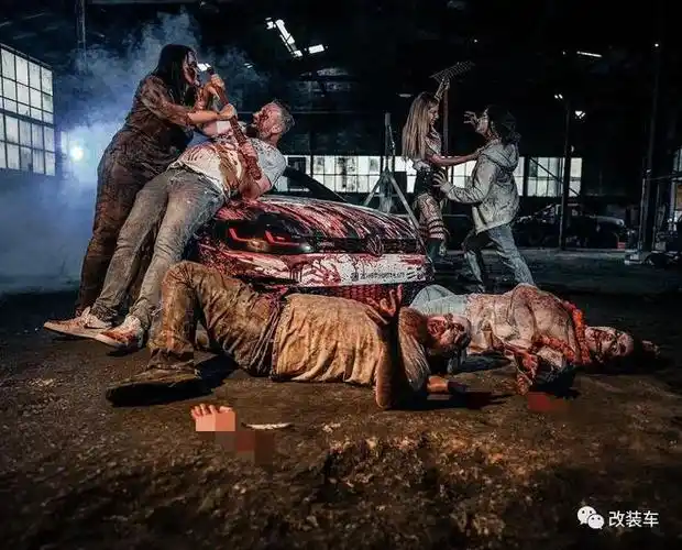 主题7代大众高尔夫,血腥涂装路人看了直接报警|danny|恐怖片|性能版