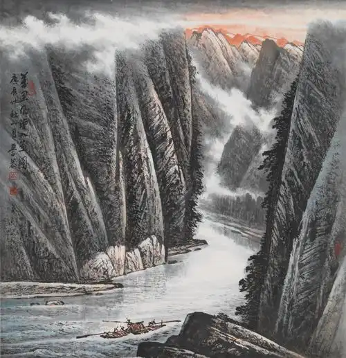 2017诗婢家秋季艺术品拍卖会中国书画专场岑学恭-万里风烟入画图成交