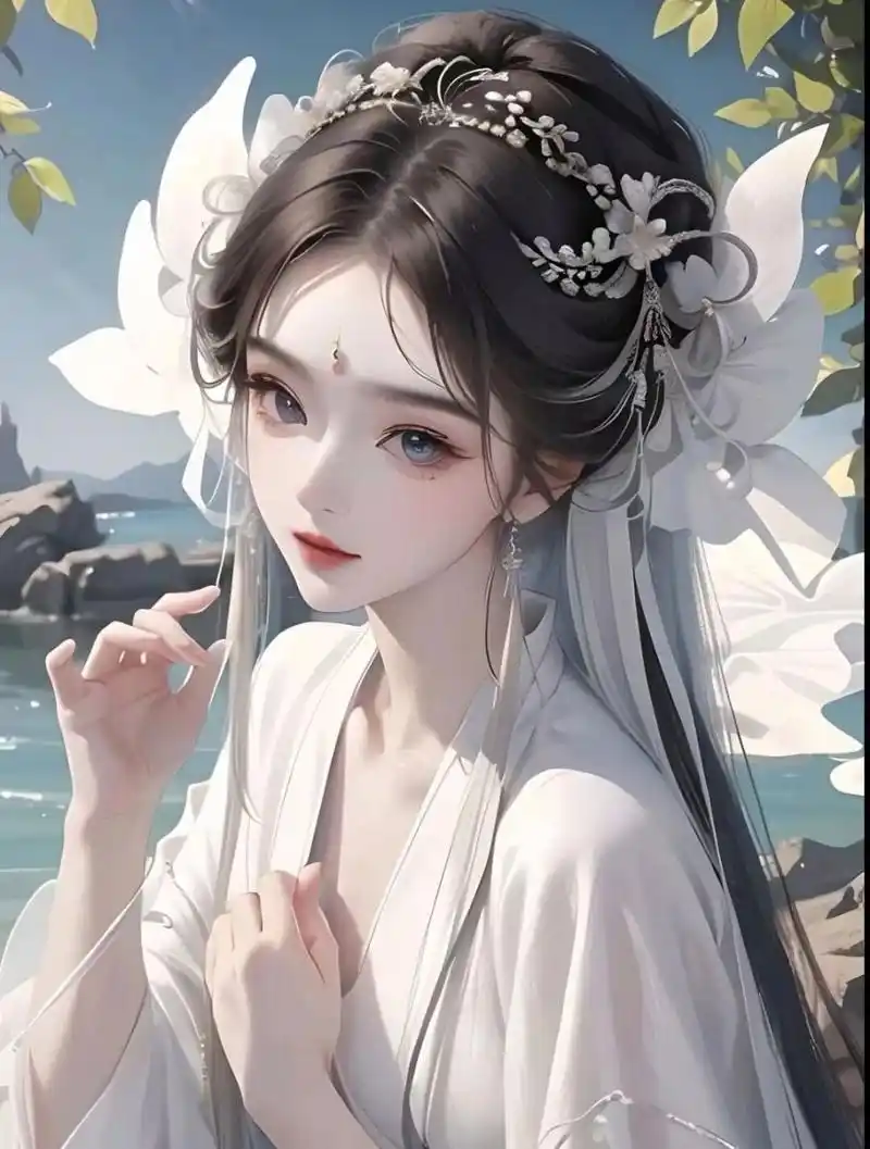 古风系列-白衣 小仙女