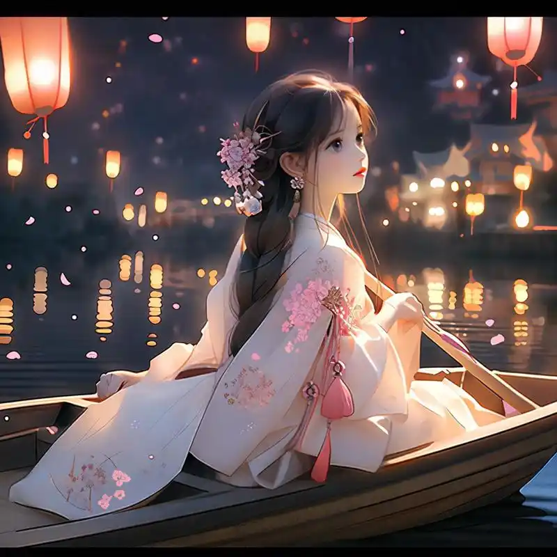 卡通古风头像,古风仙女系列 一个人最好的状态,就是独处的时候,安静