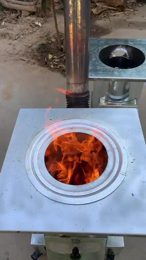 无烟气化炉 柴火炉 炉子