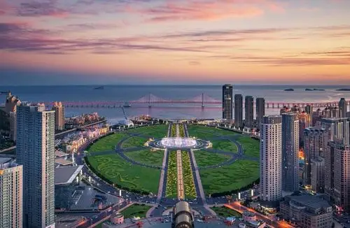 我看大连星海广场风彩