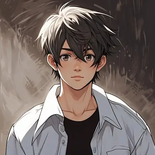 90 帅气男生漫画头像精选 96