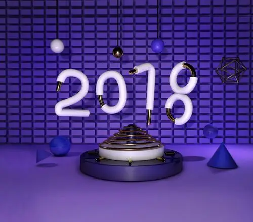 c4d场景|平面|海报|2018媛媛 - 原创作品 - 站酷 (zcool)