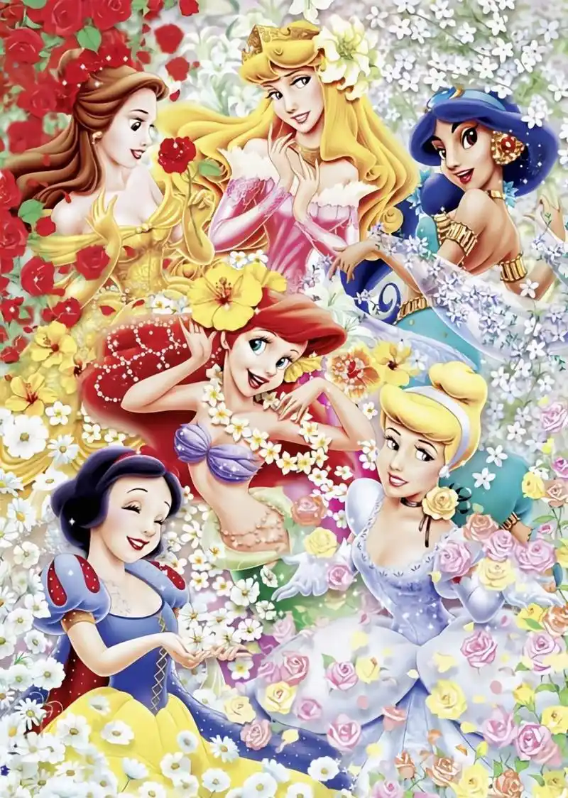 迪士尼公主美图欣赏 夜晚的迪士尼如此绚烂.