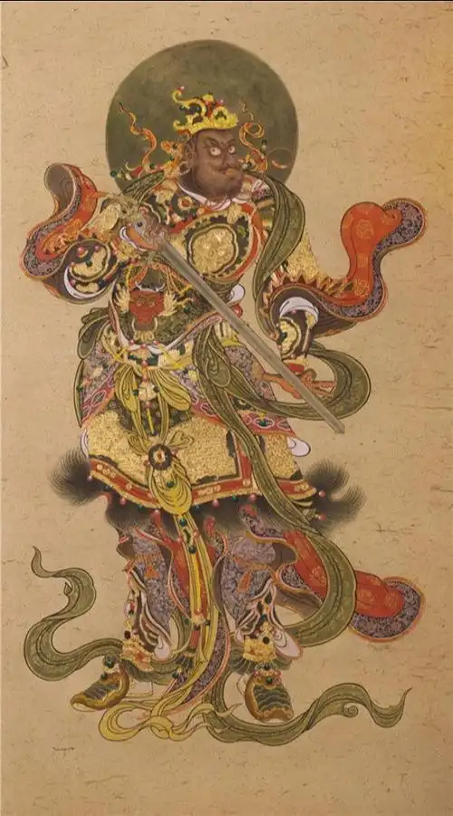 中国道教四大天王---增长天王