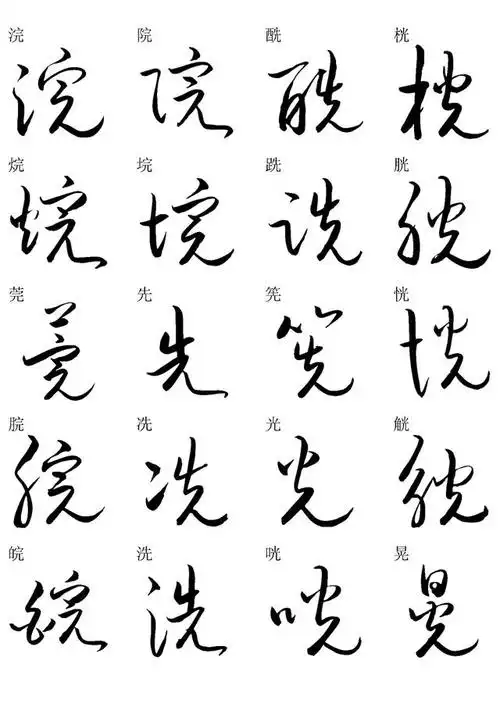 草书书法快速入门字帖之二