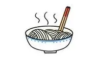 清汤面条简笔画