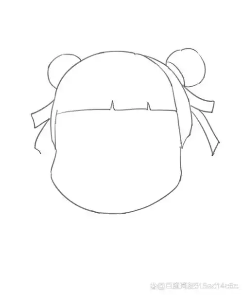 每天一幅简笔画 小哪吒详细绘画过程(2