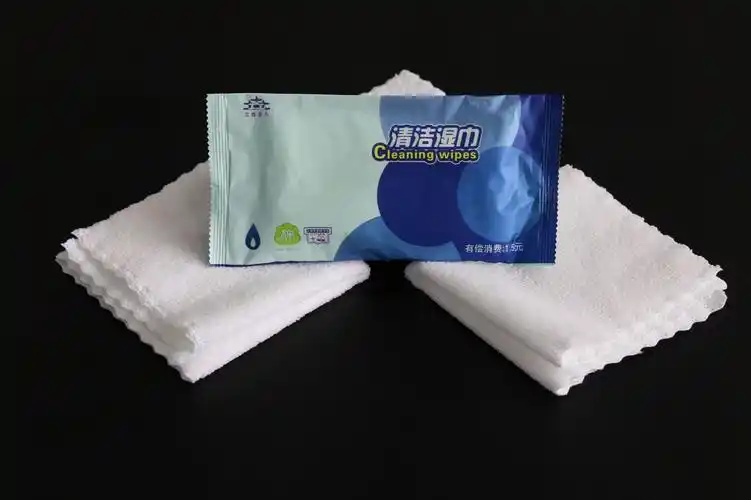 酒店餐饮用湿毛巾 一次性消毒湿毛巾 独立包装竹纤维白色广告湿巾
