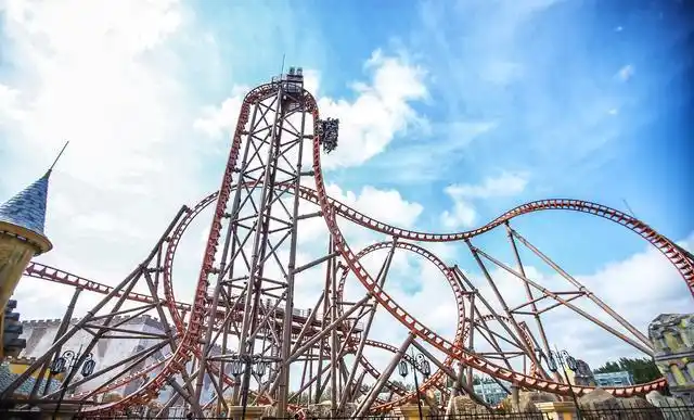 亚洲唯一塔楼式垂直过山车雷霆战车亮相大连发现王国