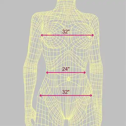 女性标准三围是多少厘米:来算一算你的身材比例