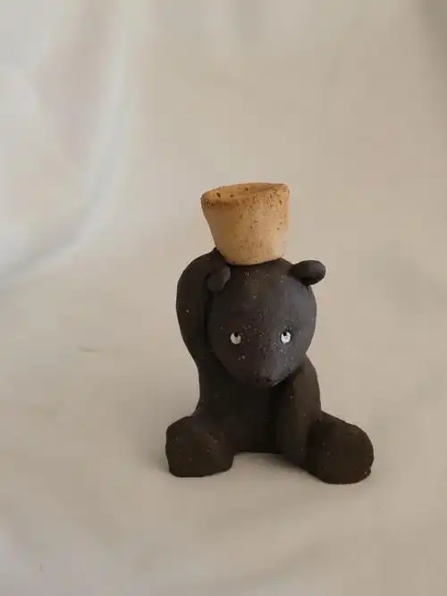 陶泥小黑熊