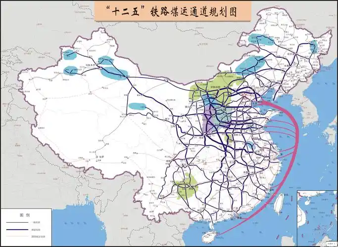 中国铁路电子地图 十二五铁路网规划图