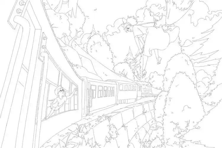 12月1月的一批线稿