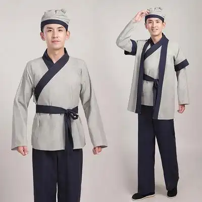 炎蔻古代平民百姓汉服粗布古装店小民国农民演出服饰民族服装