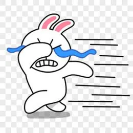 卡通q版女孩吐血搞笑表情包