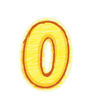 pngpsd2000*2000卡通手绘数字0蜡烛0字体双0数字0手绘 0卡通数字0卡通