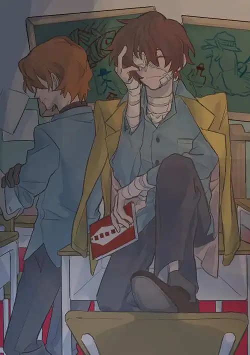 2020-04-17评论:18热度:1174 #文豪野犬#all太#中太#双黑#文豪野犬