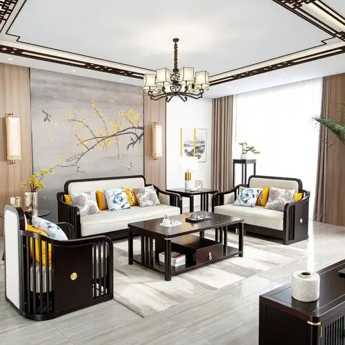 今天我们要说的就是优雅,舒适,又舒心的轻奢新中式客厅,如果你正在为