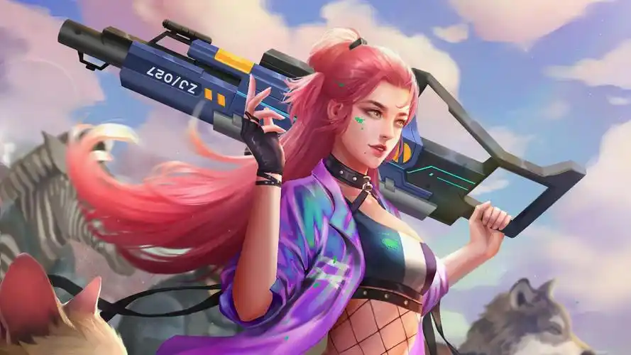 拿着枪的女孩游戏美女4k壁纸_4k游戏图片高清壁纸_墨鱼部落格