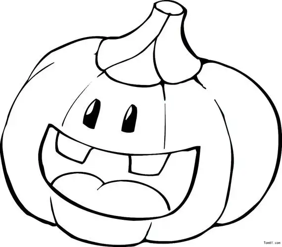 奇特的南瓜简笔画 - 伴宝网