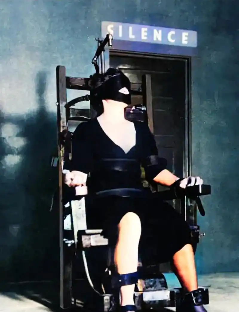 1928年,美国女子露丝·斯奈德坐在电椅上被判死刑.