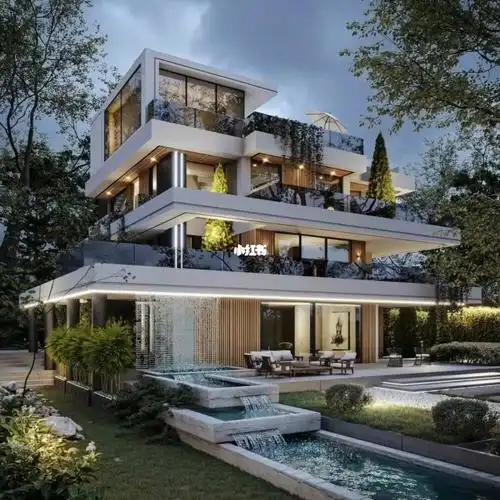 现代别墅外观