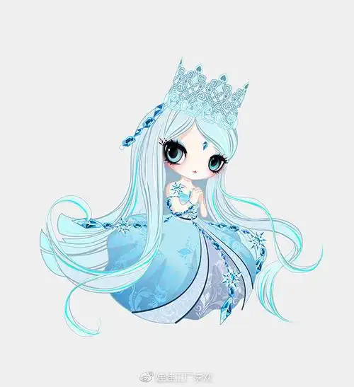 叶罗丽冰公主简简笔画