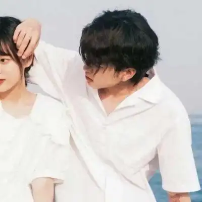 情侣白月光头像高清清新干净的抖音白月光情侣头像图片