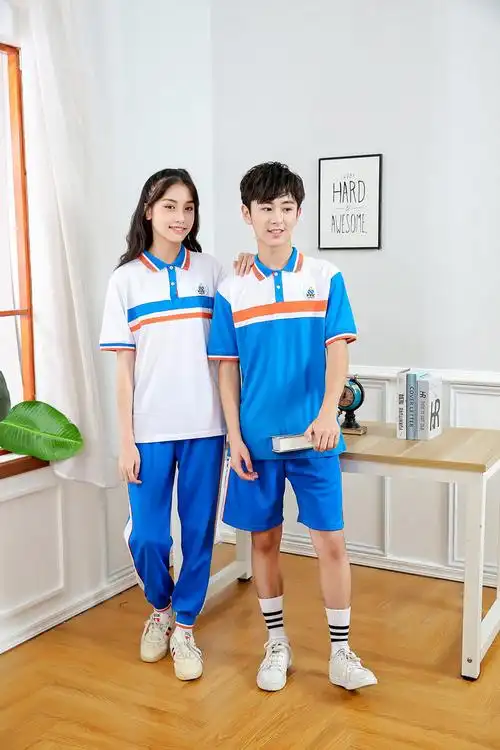 德莉娅番禺初中校服番禺区初中生校服夏装秋冬装新款男女运动服短袖