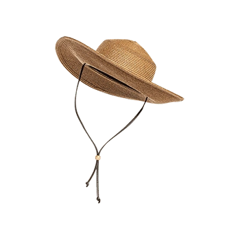 棕色草帽