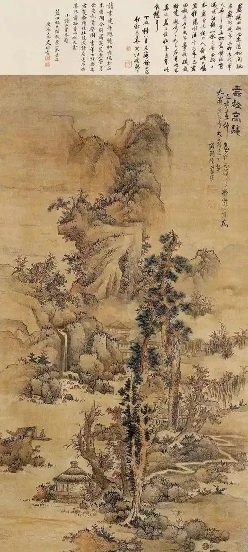 明代画家蓝瑛山水画精品欣赏