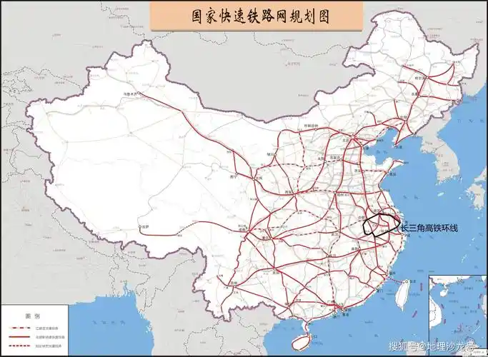 长三角高铁环线在中国铁路网中的位置长江三角洲地区区域图随着社会
