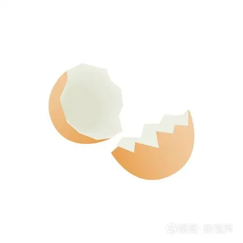 蛋壳图标,等距 3d 风格插画-正版商用图片0f1sva-摄图新视界