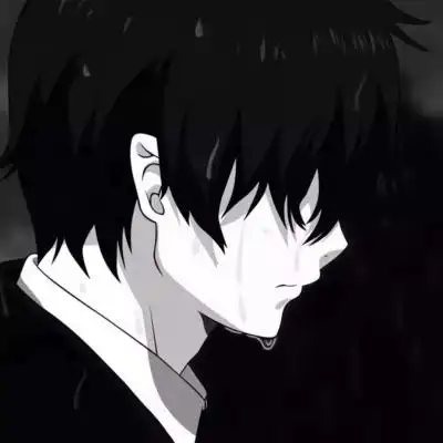 霸气/伤感/部位/超酷黑色动漫男_男生头像_我要个性网