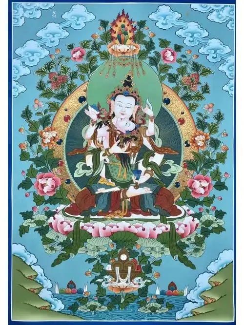 唐卡艺术金刚萨埵