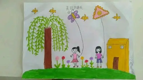 【七色花中队二年级三班】孩子眼中的春天