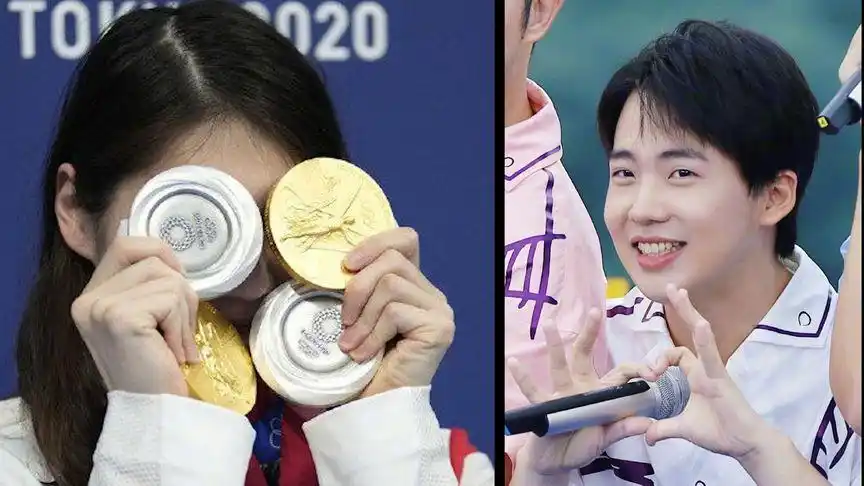 张雨霏两金两银召唤郭麒麟 ,大麟子爆笑:召唤我还值当用奖牌?