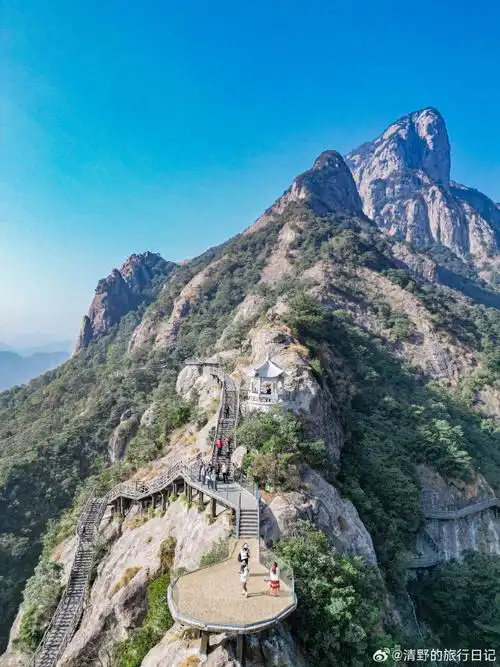 沉浸式徒步雁荡山##雁荡山卧云栈道##不止旅行##这个冬天这么玩